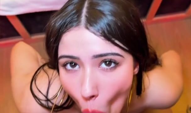 Strawberry Tabby Blowjob Her Boyfriend And Cums On Her Tits